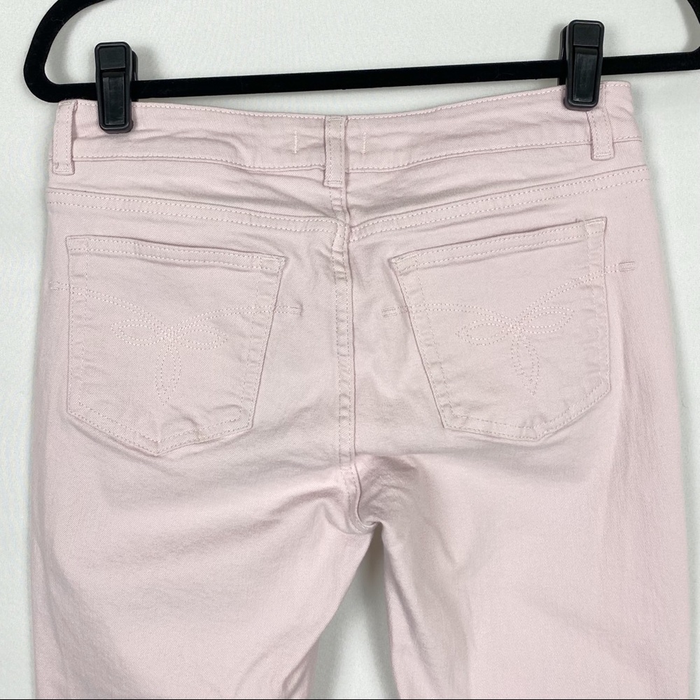 Ted Baker London Massiee Pastel Pink Eyelet Embroidered Skinny Jeans - Picture 13 of 16